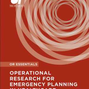 Operational Research for Emergency Planning in Healthcare: Volume 1