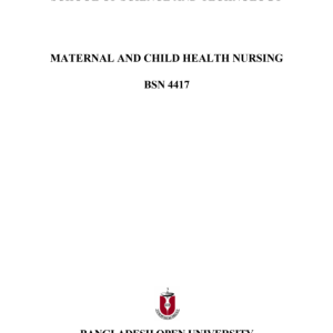 MATERNAL AND CHILD HEALTH NURSING  BSN 4417